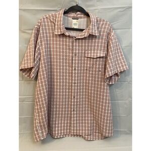 SOLARIS Outdoors Mens‎ Vented Plaid Shirt 2XL Outdoor Hiking Hunting Fishing